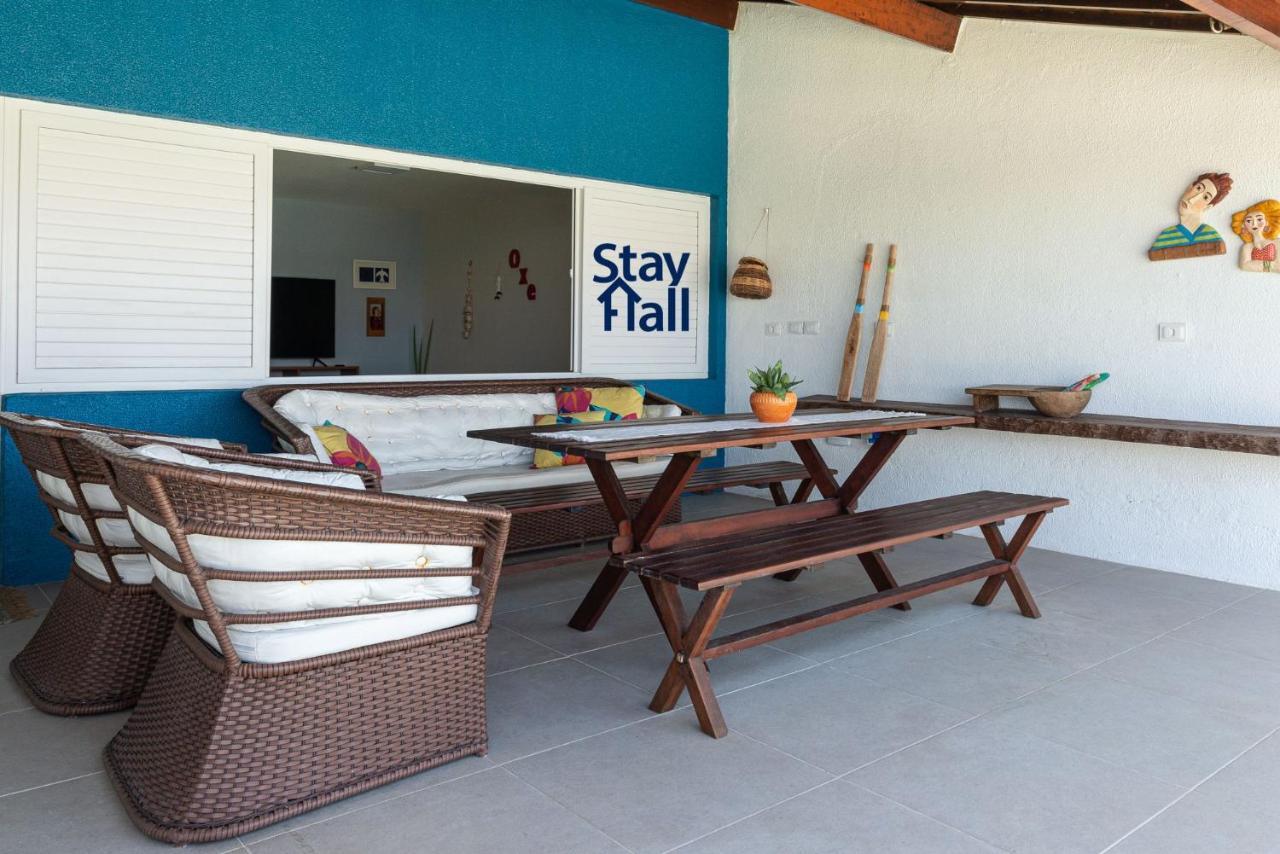 Casa-4Qts-Beira Mar-Piscina E Cozinheira-Sh038 Villa Praia dos Carneiros Buitenkant foto
